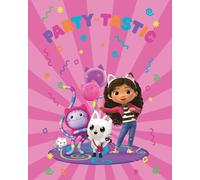 Gabby DOLLHOUSE Party-Tastic Couverture Plaid 150 X 120 Cm Originale GAB-7845FB