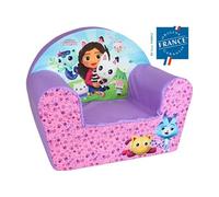 Fun House - Fauteuil club enfant Gabby et la Maison Magique - mousse légère lavable - 12 mois+