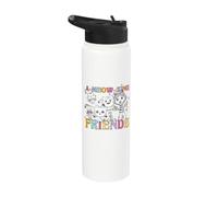 Gabby’s Dollhouse A-Meow-Zing Friends Sketch Stainless Steel Insulated Water Bottle