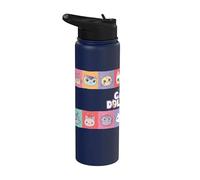 Gabby’s Dollhouse Character Tile Stainless Steel Insulated Water Bottle