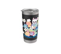 Gabby’s Dollhouse Gabby Cats Spring Gobelet isotherme en acier inoxydable double paroi