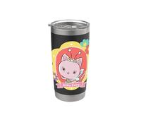 Gabby’s Dollhouse Kitty Fairy Floral Portrait Gobelet isotherme en acier inoxydable double paroi