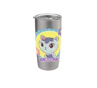 Gabby’s Dollhouse MerCat Floral Portrait Gobelet isotherme en acier inoxydable double paroi