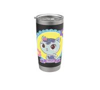 Gabby’s Dollhouse MerCat Floral Portrait Gobelet isotherme en acier inoxydable double paroi
