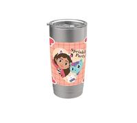 Gabby’s Dollhouse Sprinkle Party Hearts Gobelet isotherme en acier inoxydable double paroi
