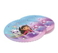 Gabby's Dollhouse Lot de 8 assiettes en carton pour anniversaire d'enfant