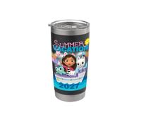 Gabby's Dollhouse Summer Vacation 2027 Gobelet isotherme en acier inoxydable double paroi