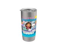 Gabby's Dollhouse Summer Vacation Gobelet isotherme en acier inoxydable double paroi