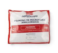 Gabel Nottetempo Couette Microfibre Microfibre très Chaude (2 cm) 205x250x2 cm Bianco