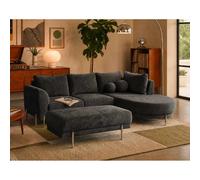 Gabin - pouf en velours texturé
