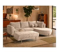 Gabin - pouf en velours texturé