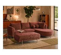 Gabin - pouf en velours texturé