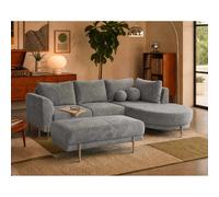 Gabin - pouf en velours texturé