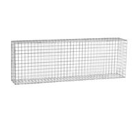 EASY CLOTURE Gabion Acier galvanisé L180 x H60 x Pr.30 cm tirants et Crampons Inclus