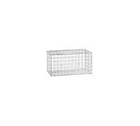 Mur en gabion acier galvanisé cage à pierres panier de gabion de jardin décoratif tirants et crampons inclus 60x30x30 cm