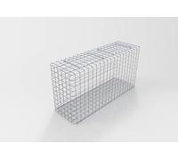 Gabion galvanisé à chaud 102 cm x 52 cm x 32 cm, mailles 5 cm x 5 cm, entièrement soudé