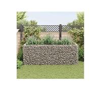 Gabion plantenbak verhoogd 270x90x100 cm staal 142554