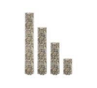 Vidaxl Lits Surélevés À Gabion Circulaires 4 Pcs Ø30x50/100/150/200 Cm