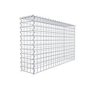 GABIONA - Gabion 100 x 60 x 20 cm - Panier gabion avec mailles de 5 x 5 cm - Panier de culture type 3 (sans grille au sol)