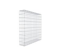 GABIONA - Gabion LxHxP : 100 x 100 x 20 cm - Mur de gabion pour pierres à partir de grain 45mm - maille 5x10 cm - résistant aux intempéries