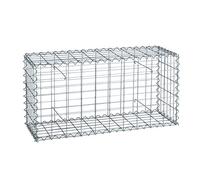 Gabions de différentes taille - Gabions à pierres - Gabions ronds - Mur en gabions - Panier métallique - Colonne - 5 x 10 Gabione 100x50x30cm
