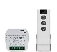 GABRIELLE Module Volet Roulant Connecté, Avec RF Télécommande, Interrupteur Volet Roulant Connecté en Pourcentage Compatible avec