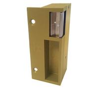 Gâche 2 temps or droite120mm 12/24V AC/DC + VARIS - - PCA-1037D-OR