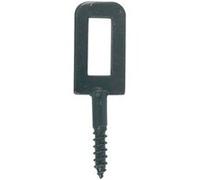 Gâche à visser arrêt à paillette 6x35mm époxy noir - TORBEL - 9202063 Noir G