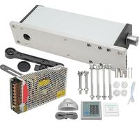 Gâche automatique, alliage aluminium & acier inoxydable, angle d'ouverture 90°, alimentation DC24V, puissance nominale 25W, vitesse réglable 1-9 vitesses