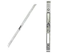 Gâche centrale - FERCO - Fercomatic L208 - Encastrée - Butée réglable droite - Bois 208x17x8,5 mm