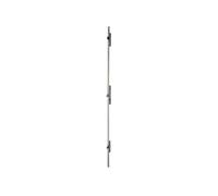 Gâche centrale inox plate en 180 x 24 x 3 mm pour serrures Blindo et Multiblindo