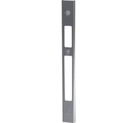 Gâche centrale U en inox réglable - largeur 24 mm GNS