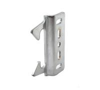 Gâche contrecoudée en applique pour serrure de portail PVC TIRARD