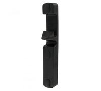 Gâche de serrure à pêne levant - polyamide - Modulox - GB - noir TIRARD