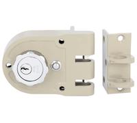 Gâche de serrure pour portes en bois, conçue pour les personnes gaucheres, avec levier de verrouillage, 60 mm
