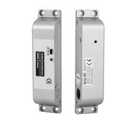 Gâche Électrique 12V/24V Temporisation Réglable 0/3/6s pour Porte et Portillon, Serrure Électrique en Alliage d'Aluminium Étanche avec Indicateur LED, Sécurité Maison et Magasin