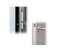 Extel Gâche Électrique Encastrable, Mémoire Mécanique, Réversible, 12V | Verrouillage journalier, Aluminium anticorrosion, Loquet ajustable 4mm, Basse conso 500mA, Visiophone Safe