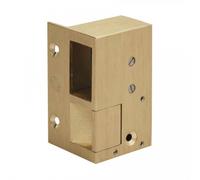 Gâche électrique - en applique - à émission - droite - bronze - 0 MÉTALUX