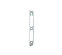 Gâche équerre zingué bichromaté à bout rond retour 16 mm hauteur 170 mm 73542