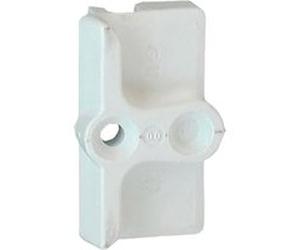 Gâche galet Plastival nylon blanc PVC - FERCO - E-18369-02-0-7 Noir G