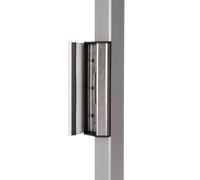 Locinox SAKLALUMQF2 Plaque de verrouillage pour serrure à grille LAKQ Acier inoxydable Aluminium silberfärbig