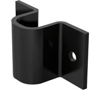 Gâche plate entaillée - MANTION - 1314GP - Acier galvanisé - Noir - 65x35x26 mm