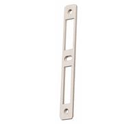 Gâche plate pour serrure à pêne dormant et 1/2 tour - épaisseur 4 mm MÉTALUX