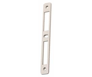 Gâche plate pour serrure à pêne dormant et 1/2 tour - épaisseur 6 mm MÉTALUX