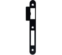 Gâche plate pour serrure D351/D353/D355 - D350 - Vachette - Bouts ronds - Noir