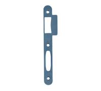 Gâche plate S D451/453/455 bout rond double empennage finition inox VACHETTE 19800000