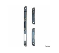 Jeu de gâche 16mm pour serrure 10500 gauche - VACHETTE - 16705000 Noir G