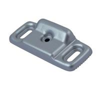Gâche serrure anti-panique - haute basse latérale - 8504FA - gris FAPIM