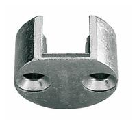 Gâches de tringle à forer - têtière de 16 mm - 2 pièces - 0-0319A-00-0-1 FERCO