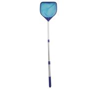 Gacqpli Épuisette De Piscine, Écumoire À Feuilles avec Manche Télescopique De 43 À 104 Cm, Mailles Fines, pour Spas, Piscines Et Bassins À Poissons, Ramassage des Débris Et des Feuilles